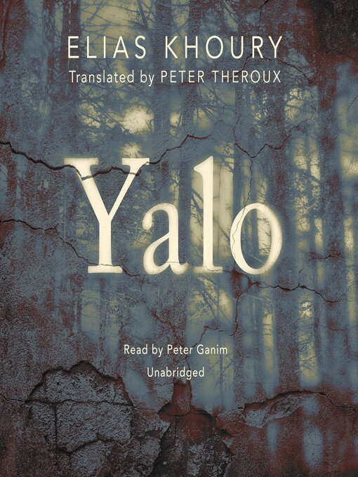 Title details for Yalo by Elias Khoury - Wait list
